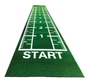 Rotolo Erba Sintetica con Stampa Metrica Toorx - immagine 1