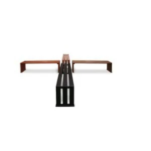 Panca Spogliatoio solo Seduta in Okumè 1,5 mt - immagine 1